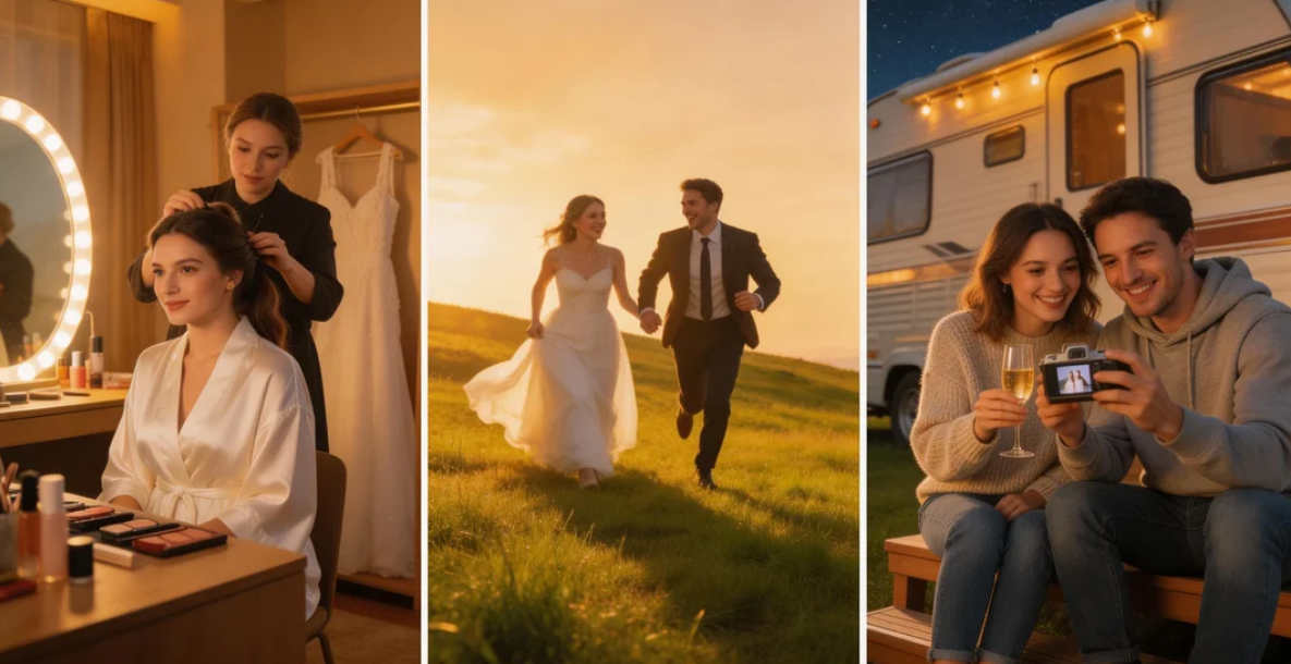 婚纱摄影拍摄婚纱照的流程主要是什么？婚纱照三天一晚行程！